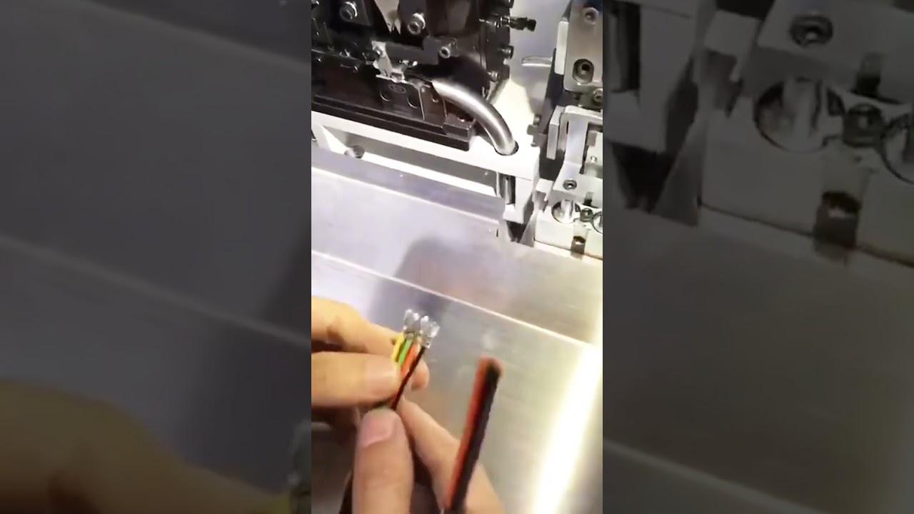 多芯線剝線壓接機｜工廠自動化高效產線必備 #工廠設備