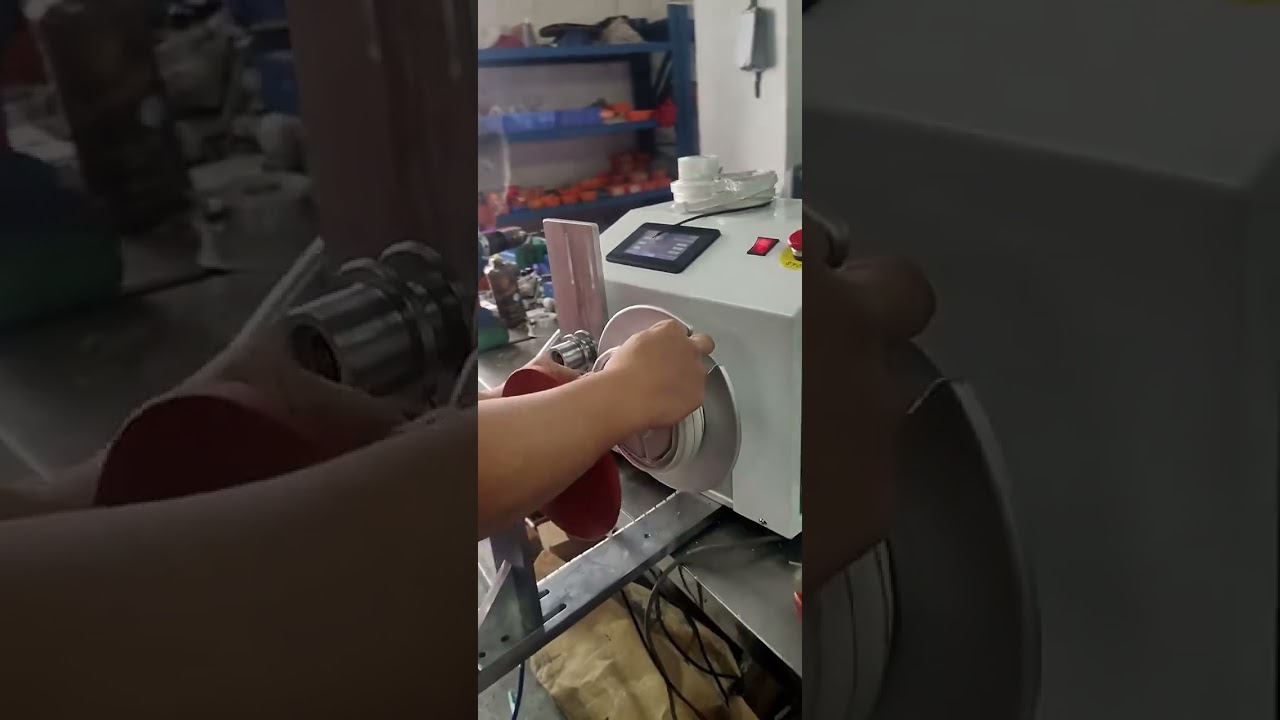 可調速LED燈帶自動收捲機｜具備自動停止與分類功能｜工廠專用客製化設備