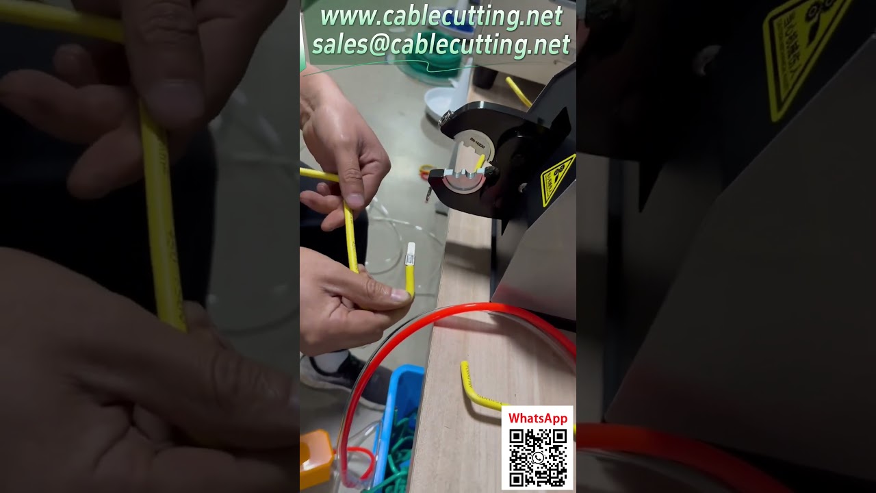 【工業級】強力氣動壓接機｜最大壓接300平方｜高效電纜端子壓接工具
