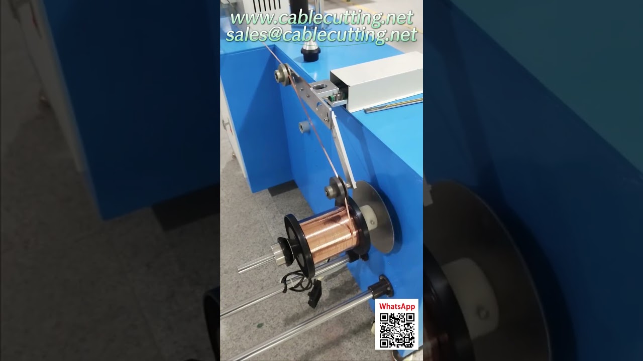 自動鋼絲繞線與收線機｜具備自動計量與裁切功能
