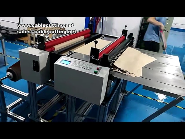 防塵布裁切機｜包裝紙切割機｜反光膜自動裁切設備