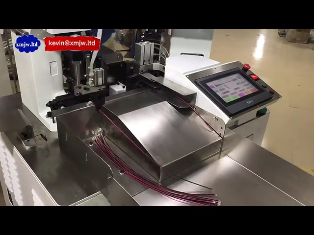 全自動雙頭端子壓接機｜裁線剝線壓著一體機