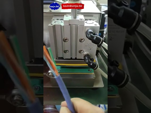 高效網線理線機｜自動扭線矯直設備，提升線芯處理效率