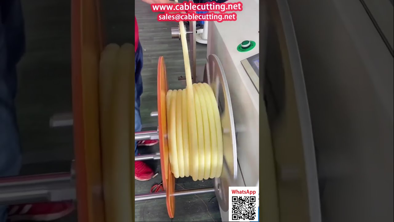自動計米繞線機｜電纜長度計數收放線設備