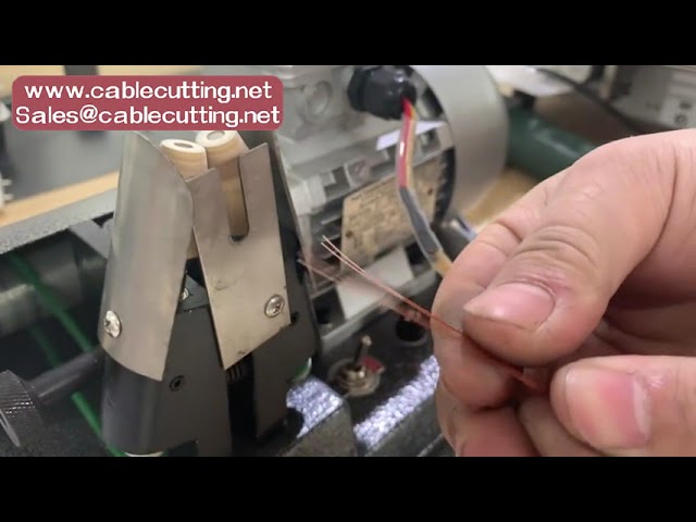 桌上型漆包線剝線機｜磁鐵線專用剝線設備，高效自動化加工