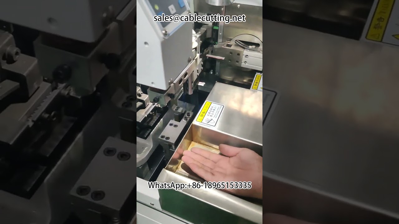 全自動雙頭剝線機｜線束加工設備｜工廠自動化機械