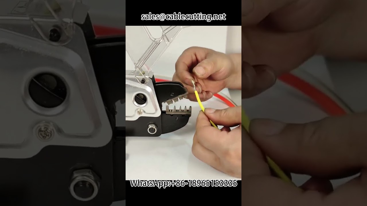 氣動壓接鉗｜可更換模具，輕鬆壓接多種端子｜線束加工必備工具