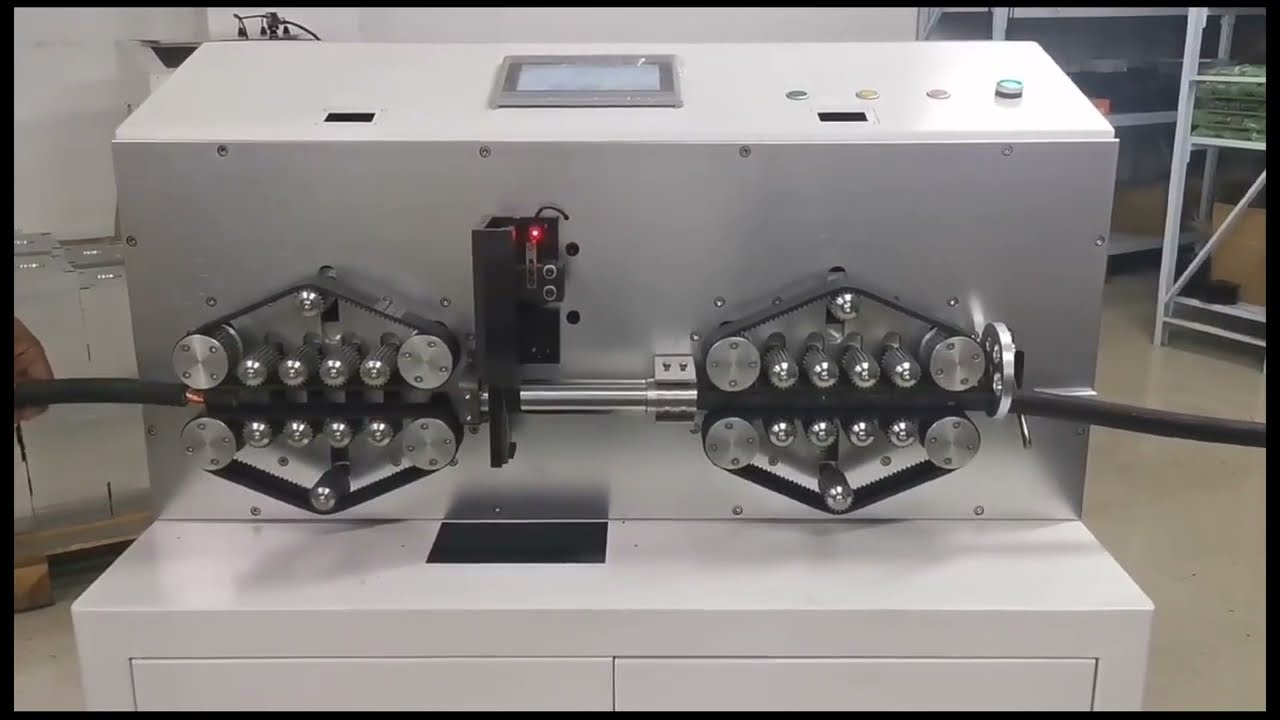 自動大平方大直徑粗電纜150mm²裁線剝皮機｜高效工業級線材加工設備