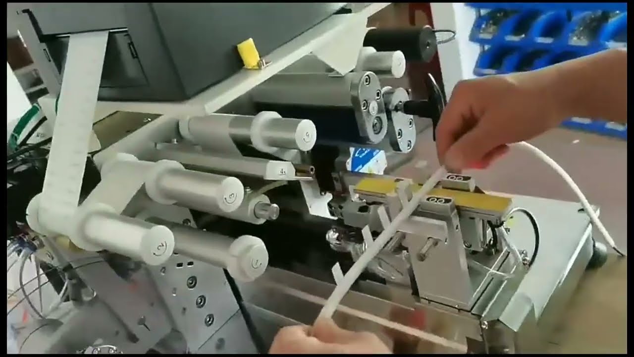 高精度線纜標籤折疊機｜自動校正貼標系統，提升產線效率