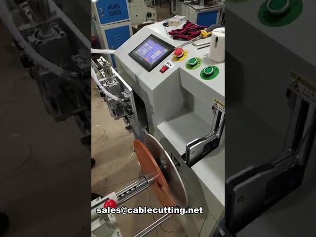 全自動電纜裁切繞線綁線機 WPM-18-45 | 高效線束加工設備