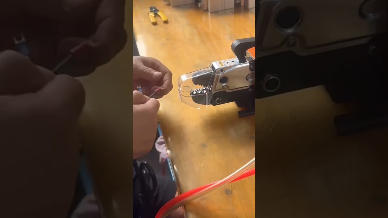 AM-10 氣動端子壓接機｜高效能與高性價比的工廠自動化設備 #工廠 #機械