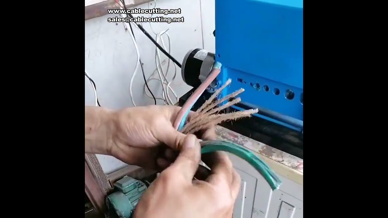 120型方孔電線剝皮機｜自動剝線機 2-32mm 鋁線銅線適用｜工廠自動化設備