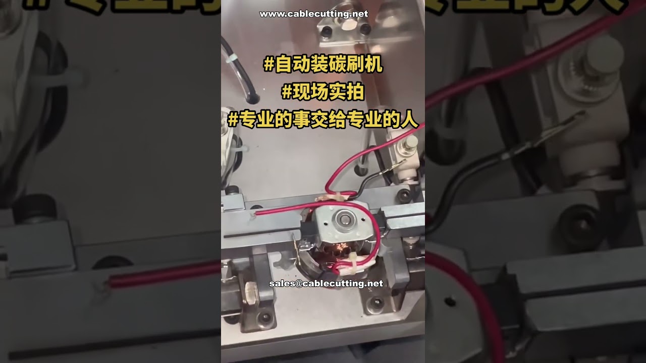 高效全自動碳刷組裝機｜工廠實機展示｜老客戶回購指定機型
