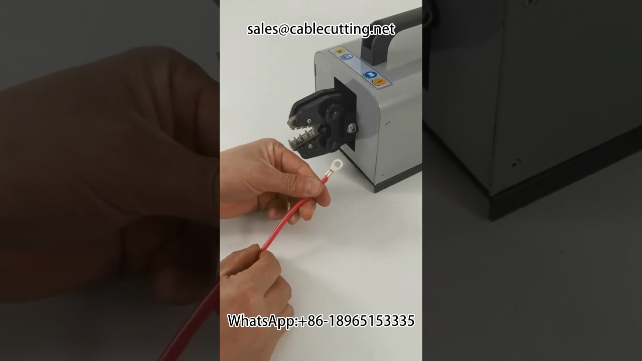 電動端子壓接機｜自動化設備提升線束加工效率
