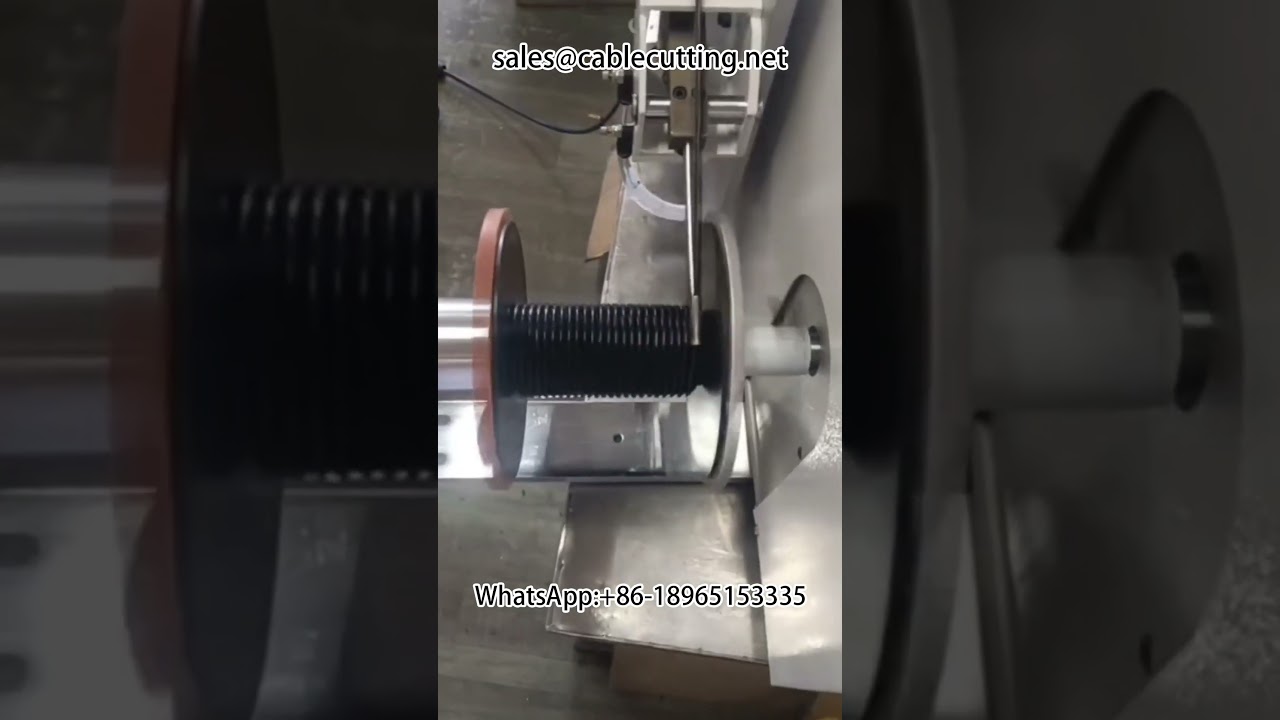城市夜間自動化線材加工｜膠帶纏繞機｜計米裁切繞線一體機