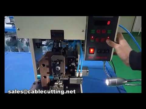 端進式剝線壓著端子機 WPM-2008A2-E｜高效自動化線束加工設備