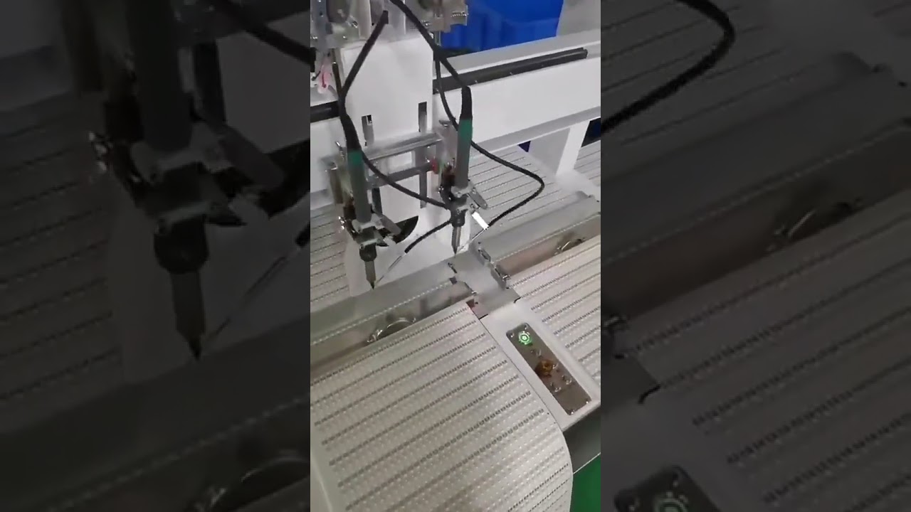 高頻加熱四軸雙工位自動焊接機 | 變壓器繼電器專用焊錫機
