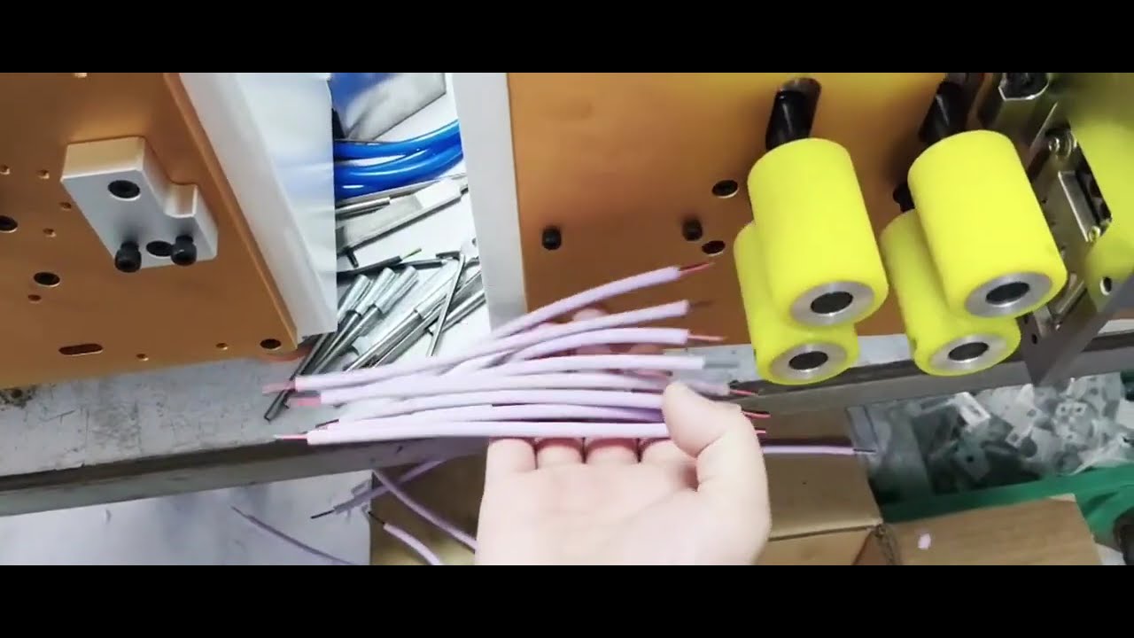 八輪四線電腦剝線機｜一進四出高效加工，產能翻倍
