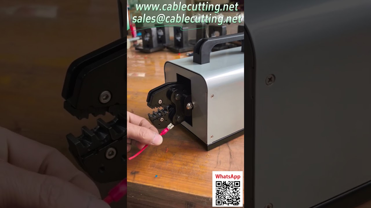 氣動式端子壓接機｜預絕緣端子壓接實測 #端子線加工 #自動化設備