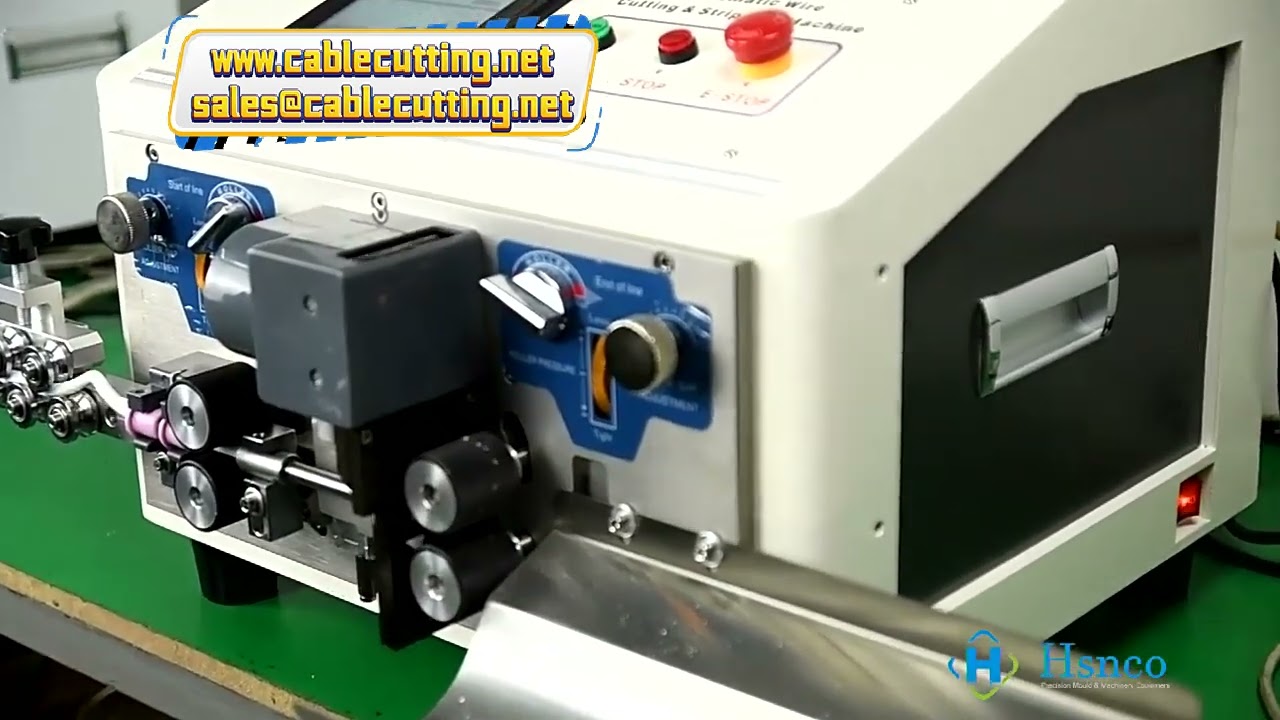 多芯電纜剝線機｜內線外皮同步裁切剝線，自動化線材加工設備