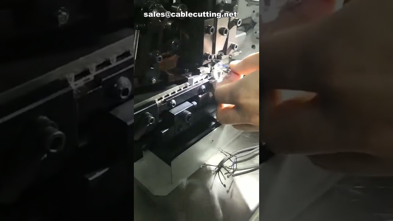 全自動剝線壓著端子機｜高效能電線加工設備