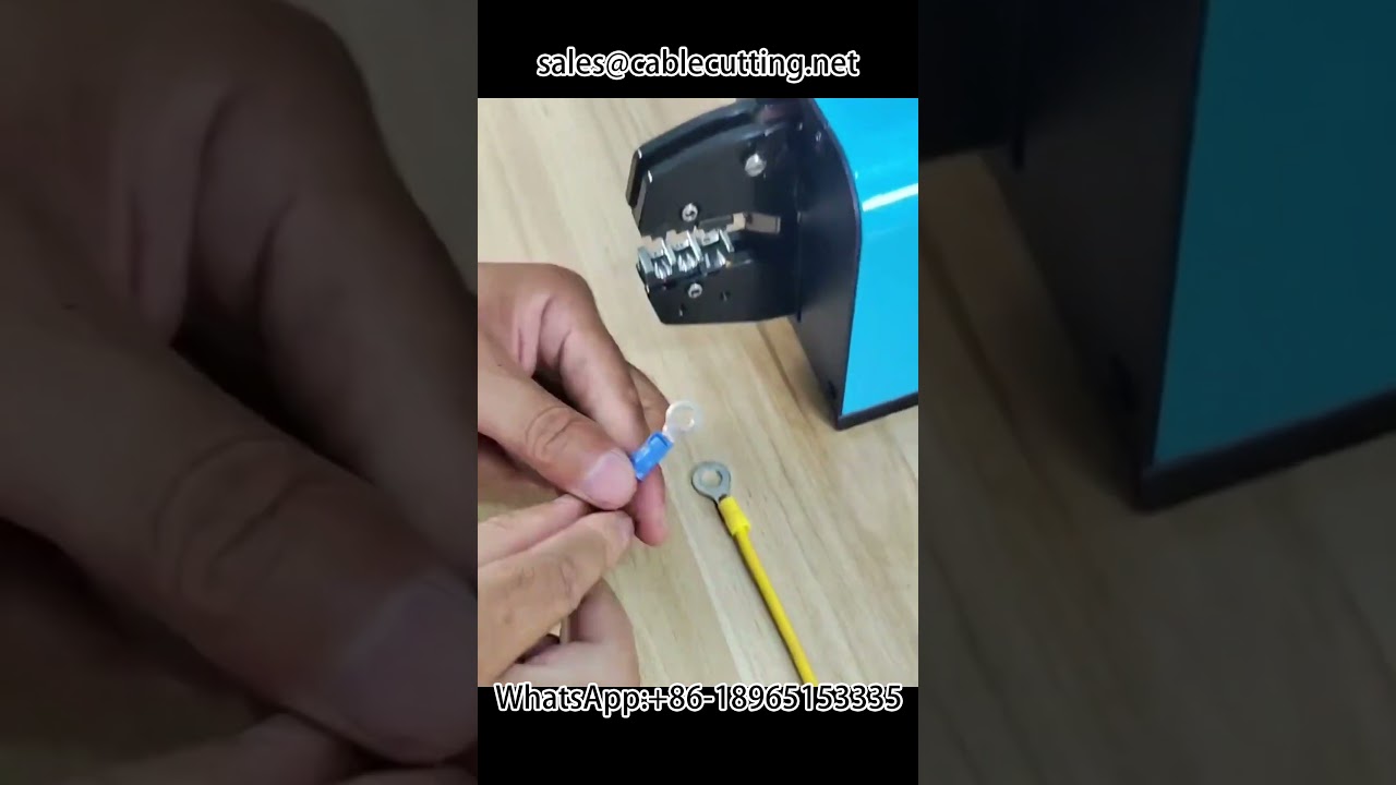 桌上型氣動壓接鉗｜冷壓端子機｜高效線束加工工具