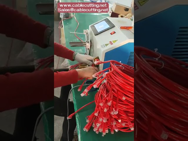 觸控螢幕電纜繞線捆紮機｜可繞8字形與圓形線圈，自動化線材加工首選