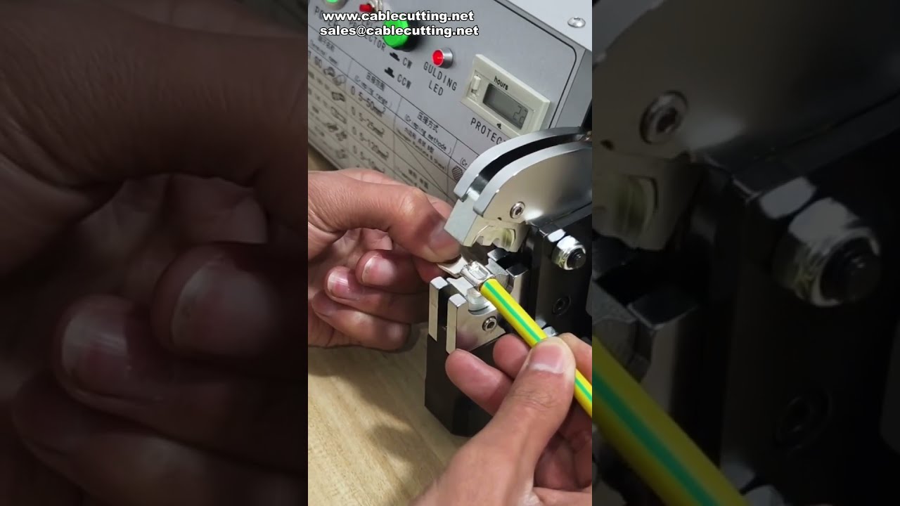 純電動端子壓接機｜0.5-70平方毫米電線適用｜工廠自動化設備