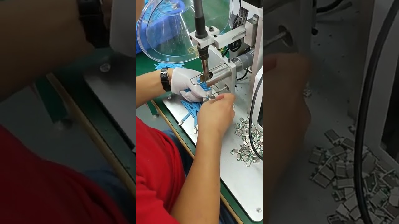 半自動多功能腳踏微動開關連接器焊接機