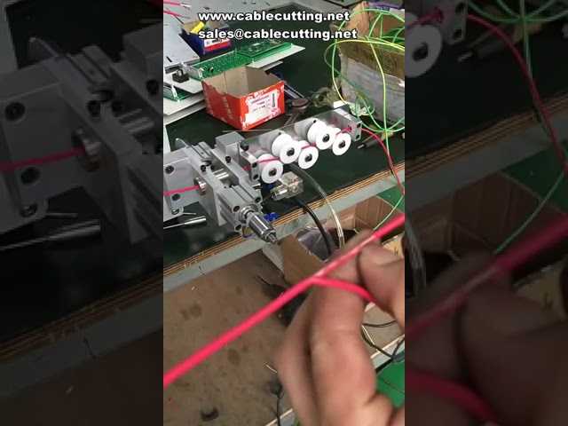 10平方電線剝線機｜多功能大功率雙線四線絞線前處理設備