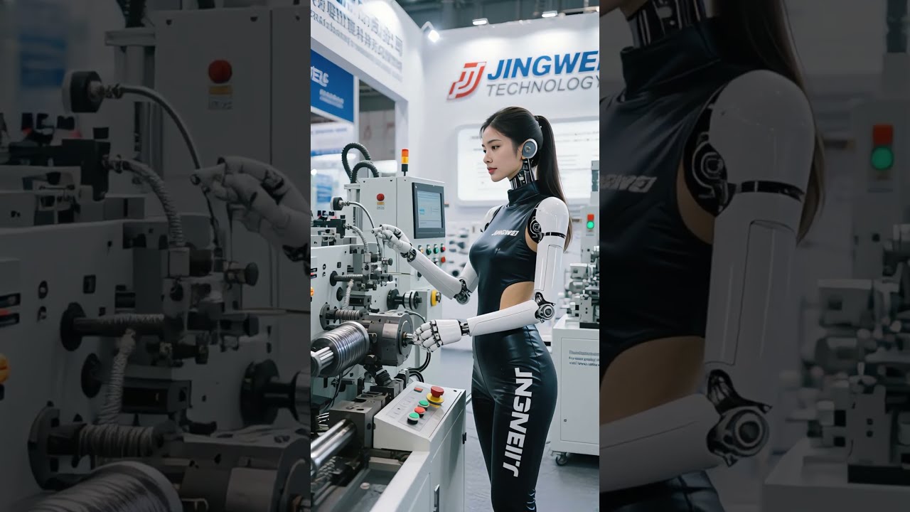 美容機器人操作示範｜自動化線材加工機 #機器 #電纜 #工廠 #線材 #CNC