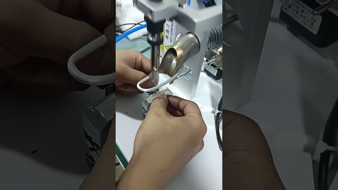 最新USB數據頭製造設備｜小型焊接機｜線材加工機械