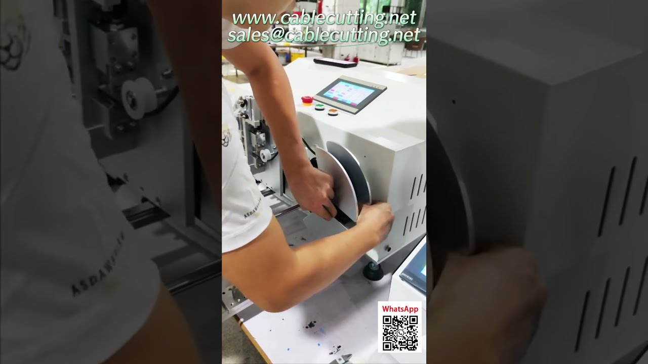 伺服控制電纜裁切機｜0.01mm超高精度｜適用1-15mm線徑