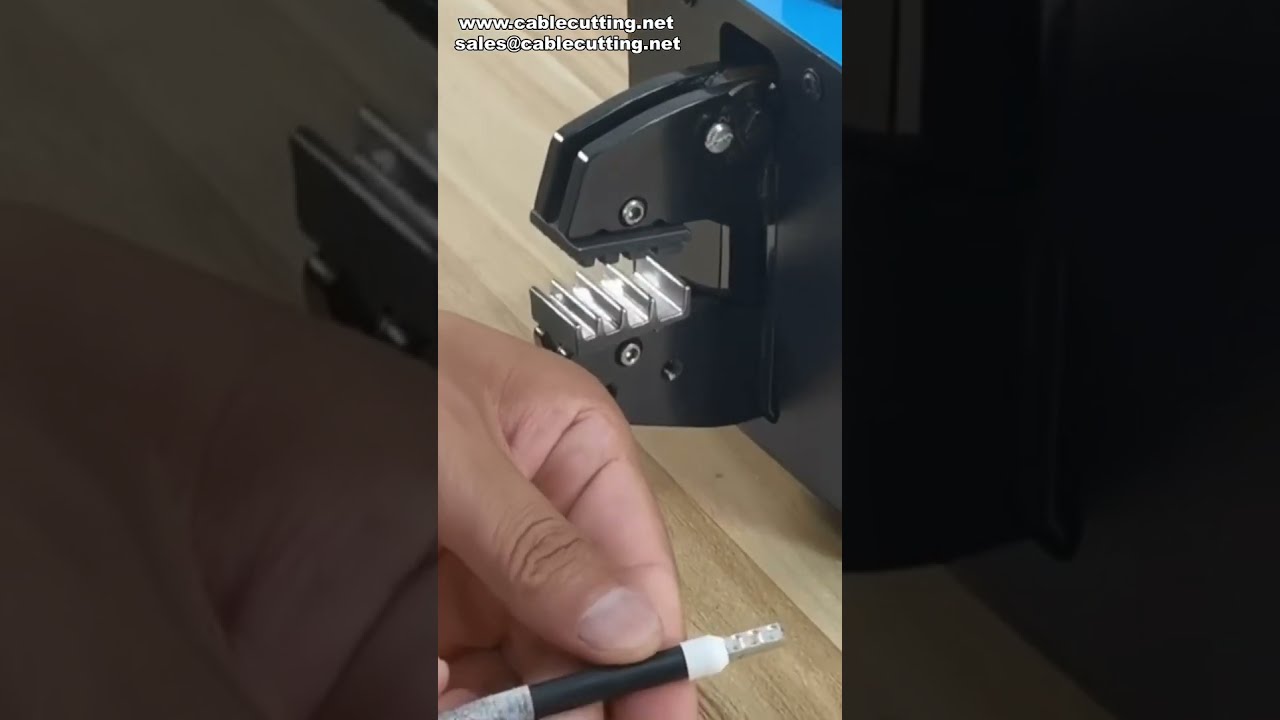 氣動端子壓接機｜管型端子壓接效果實測 #工廠設備 #自動化機械 #DIY