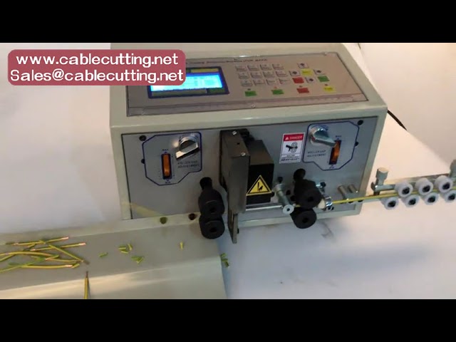 8mm² 全自動電線剝皮機｜剝線、扭線、裁切一機搞定｜高效工廠自動化設備