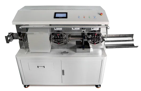 全自動同軸電纜切斷剝皮機 精密同軸線加工 WPM-9935 - 同軸電纜剝皮機