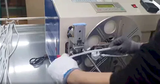 插座線繞線紮線機 電源線成品捆綁 WPM-210 - 繞線紮線機