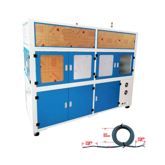 自動電源線電纜處理機 線纜裁繞紮一體 WPM-CRT-03M - 電纜繞線紮線機