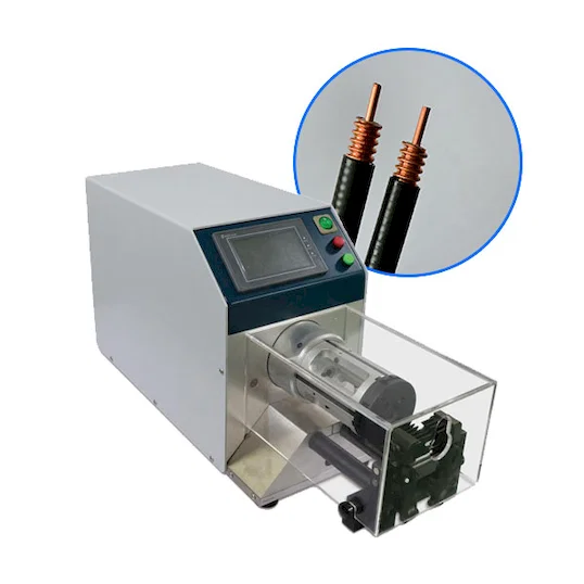 半自動同軸電纜剝線機 實驗室用同軸線處理 WPM-8608 - 同軸電纜剝皮機